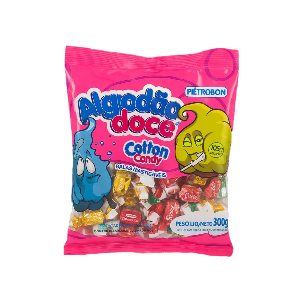 Caramelos suaves de algodón de azúcar Pietrobon (300 g / 10.58 oz)