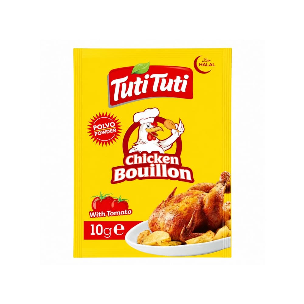Caldo de pollo con tomate Tuti Tuti (10 g / 0.35 oz)
