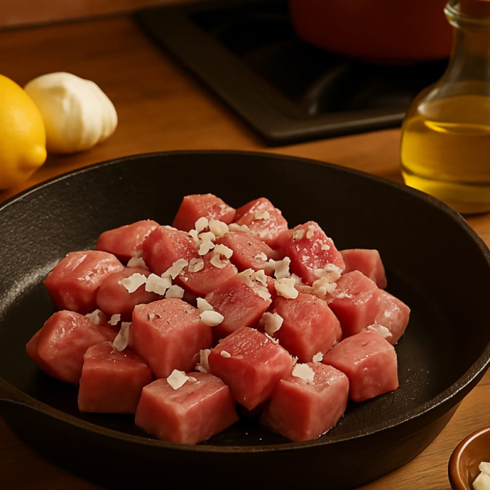 Carne de cerdo troceada Jimm (1 kg / 2.2 lb) - 3