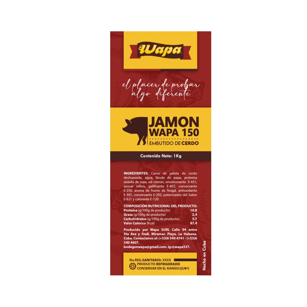Jamón 150 Wapa (1 kg / 2.2 lb) - 2