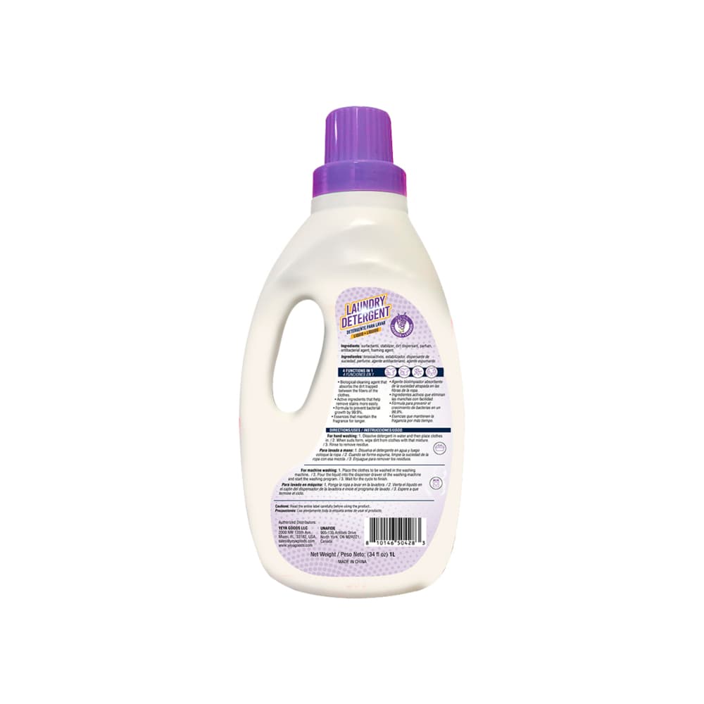 Detergente líquido para lavar con aroma a lavanda YEYA (1 L) - 3