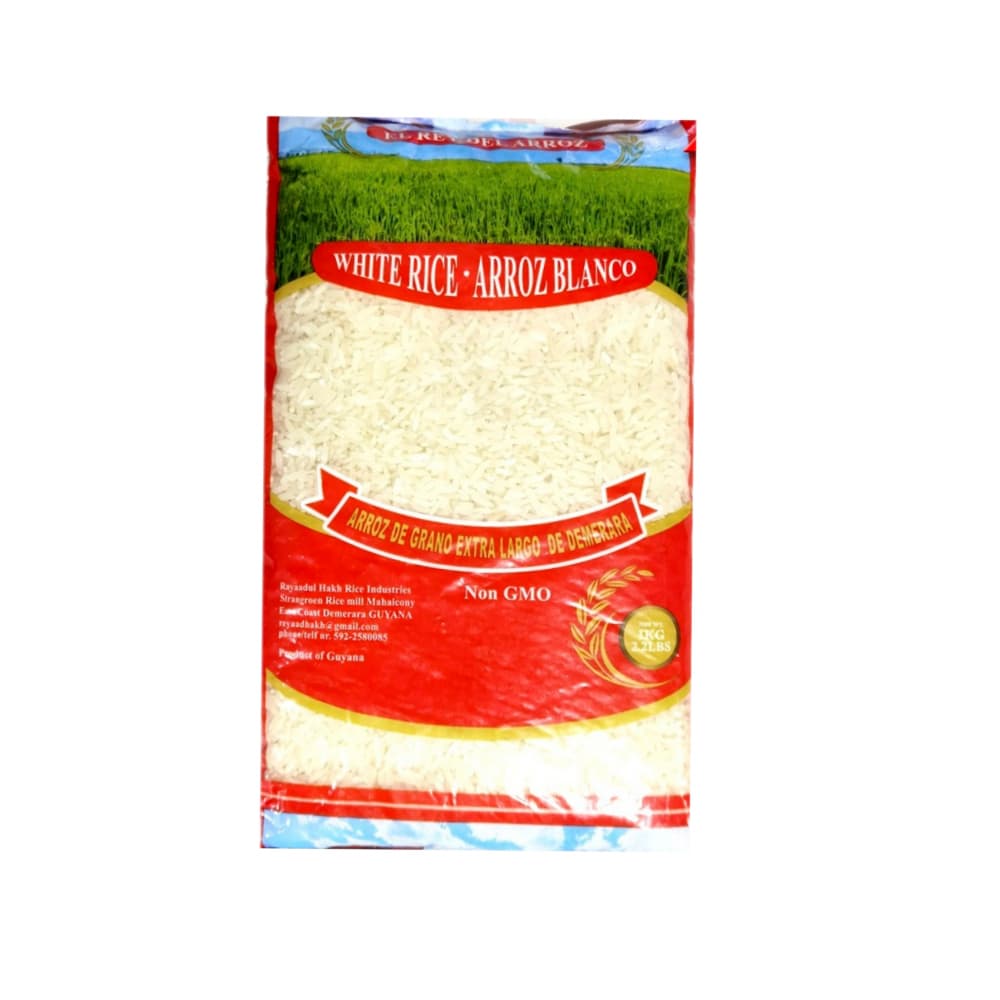 Arroz blanco de grano extra largo El rey del arroz (1 kg / 2.2 lb) - 5