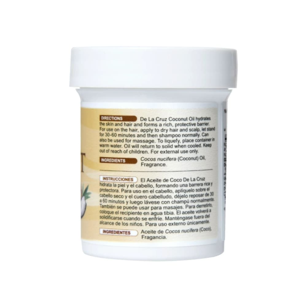 Aceite de coco sólido De la Cruz (62.5 g / 2.2 oz) - 4