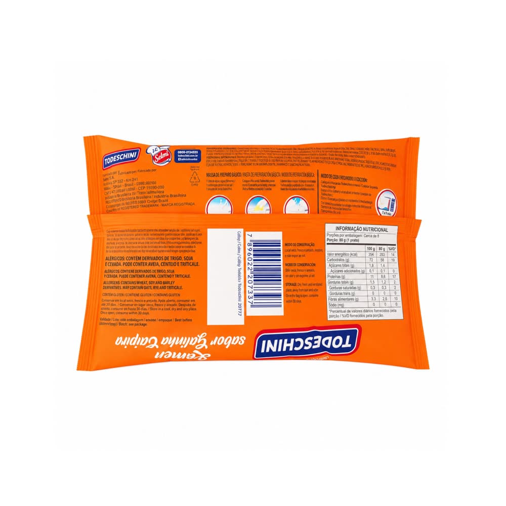 Fideos instantáneos sabor a pollo de corral Todeschini (85 g / 2.99 oz) - 6
