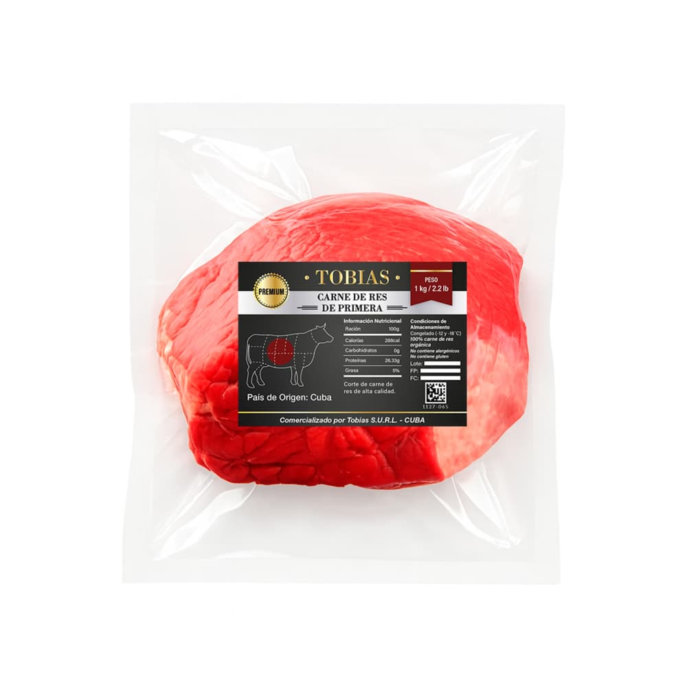 Carne de res de primera Tobías (1 kg / 2.2 lb) - 3
