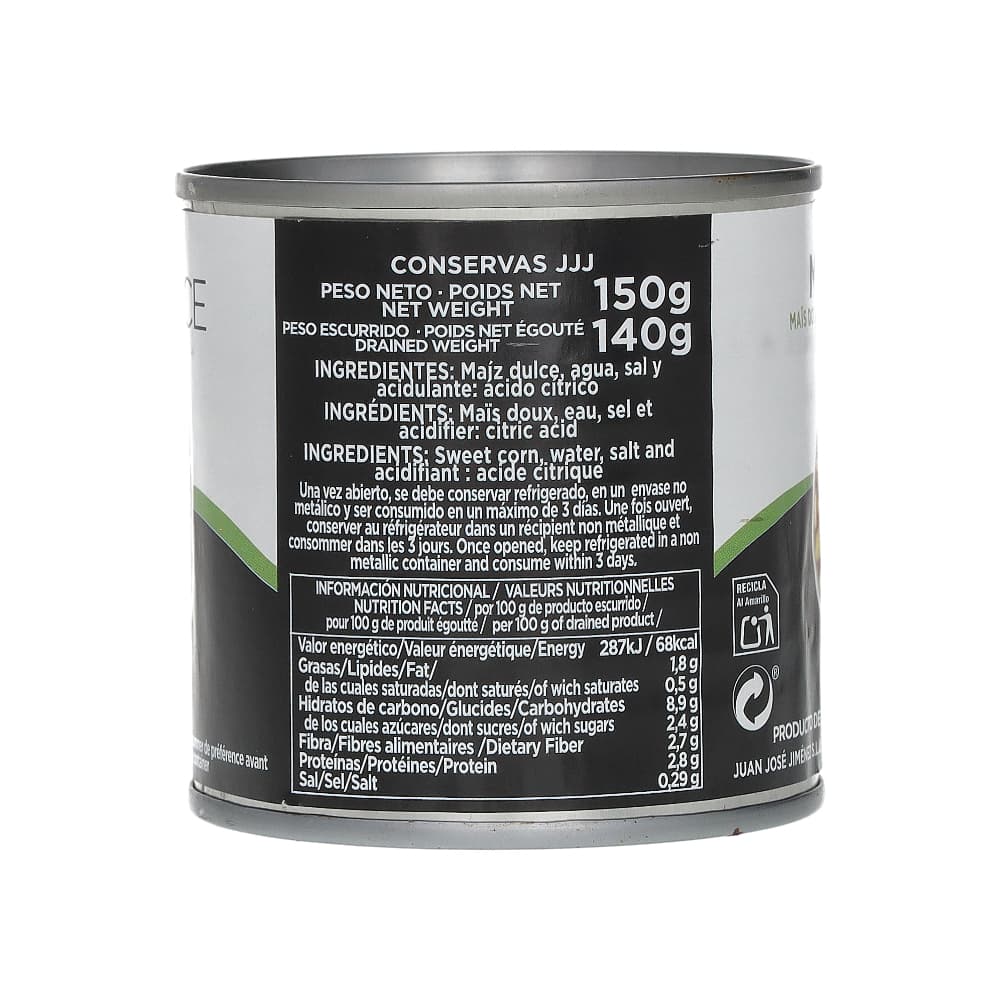 Maíz dulce Juan José Jiménez (450 g / 15.87 oz) - 3