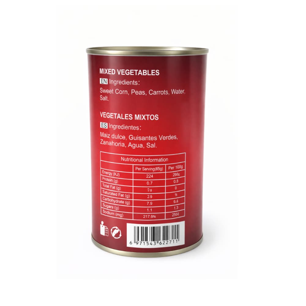Vegetales mixtos La Sabrosa (425 g / 15 oz) - 3