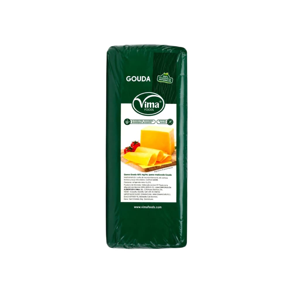 Queso Gouda Vima Foods (3 kg / 6.61 lb)