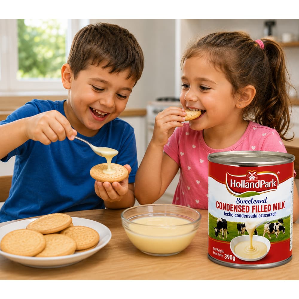 Leche condensada azucarada HollandPark (390 g / 14 oz) - 5