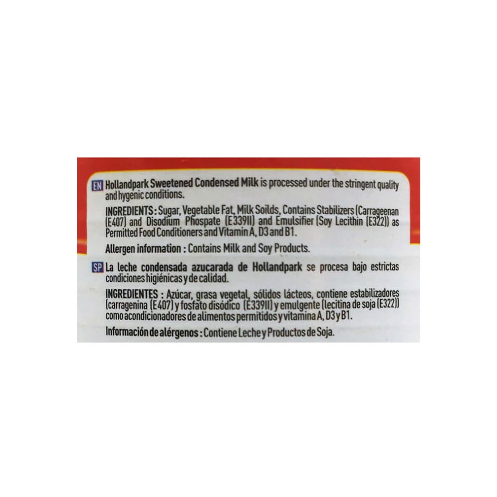 Leche condensada azucarada HollandPark (390 g / 14 oz) - 3