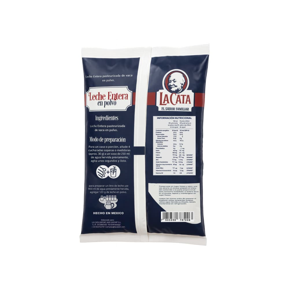 Leche en polvo entera La Cata (1 kg / 2.20 lb) - 2