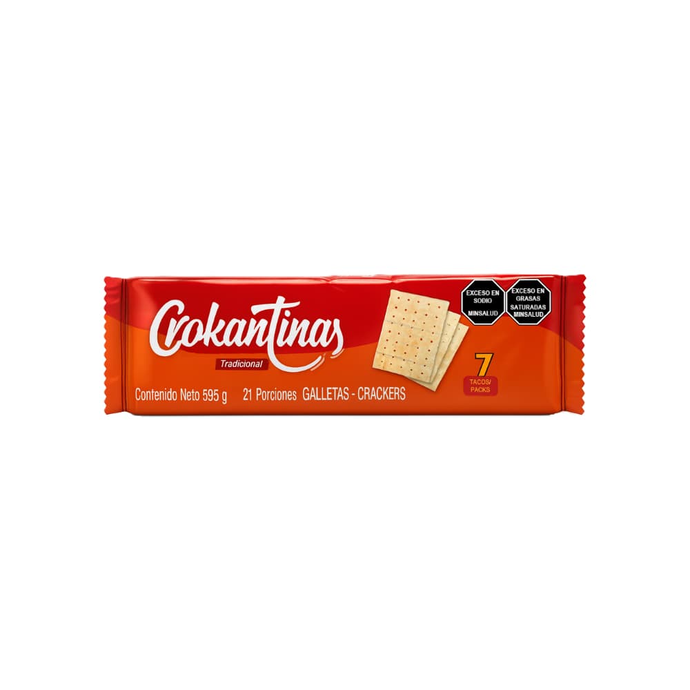 Galletas saladas Crokantinas (595 g / 1.31 lb)