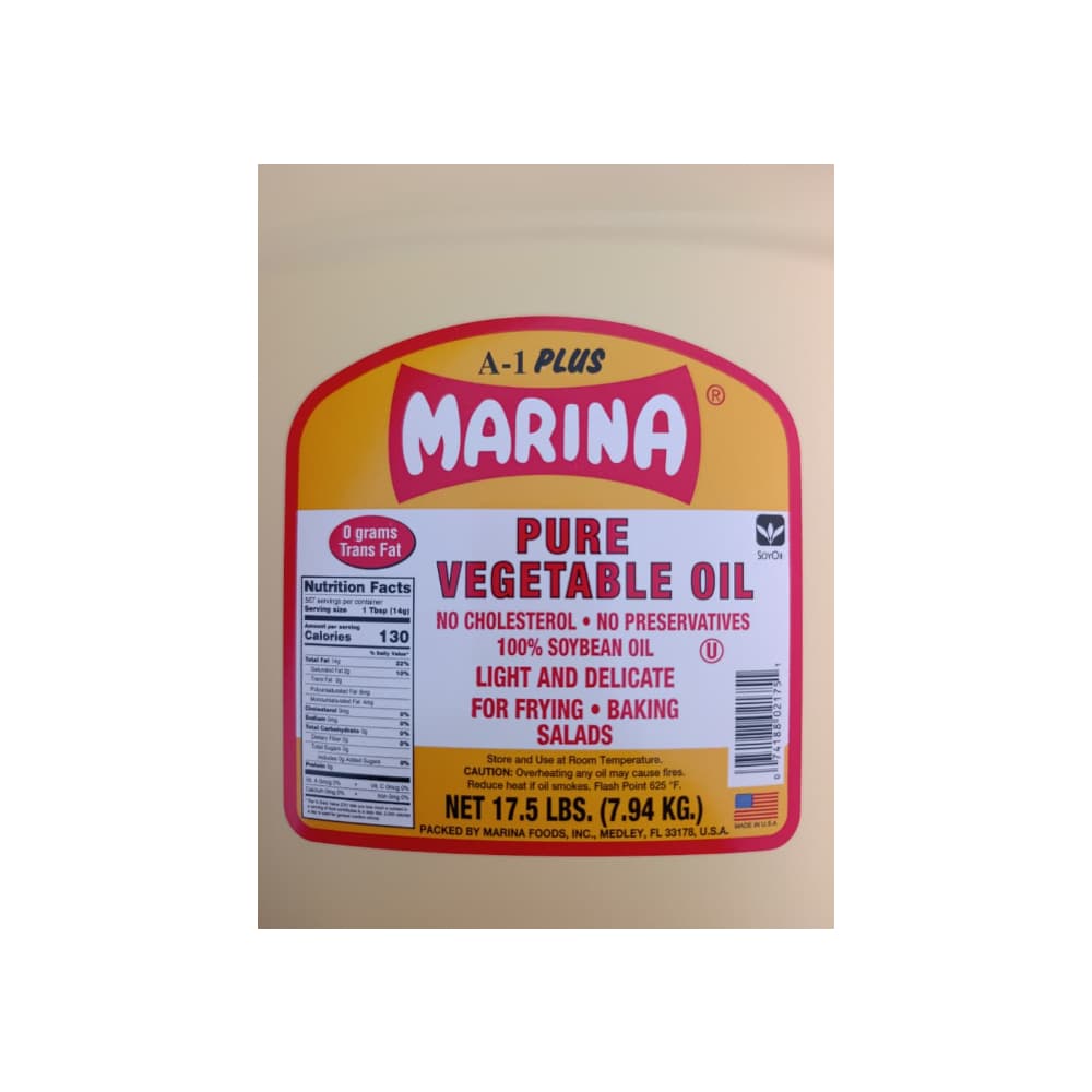 Aceite de soya puro Marina (7.94 kg / 17.5 lb) - 3