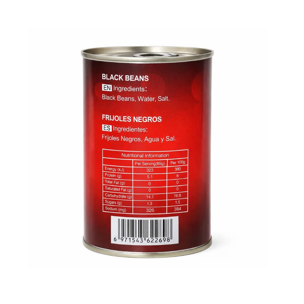 Frijoles negros enlatados La Sabrosa (425 g / 15 oz) - 3