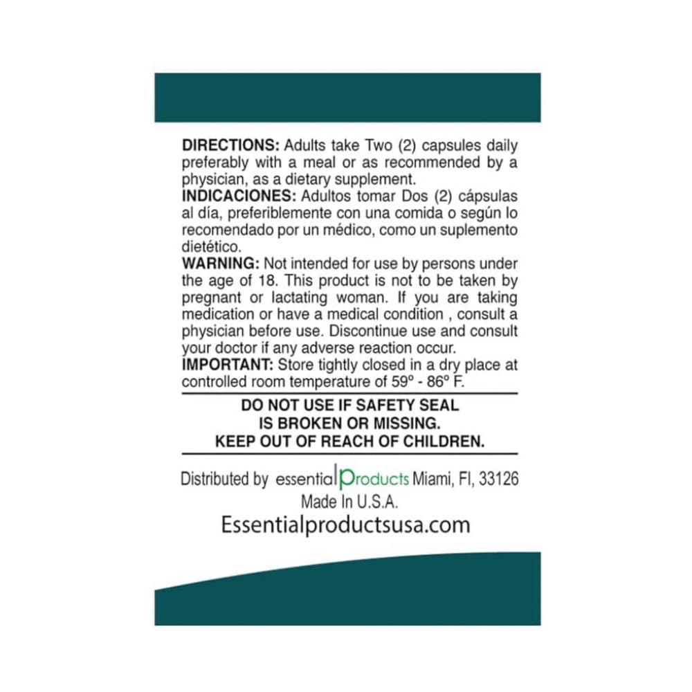 Guisazo de Caballo y Chancapiedra 500 mg Elp Essential (90 Cápsulas) - 3