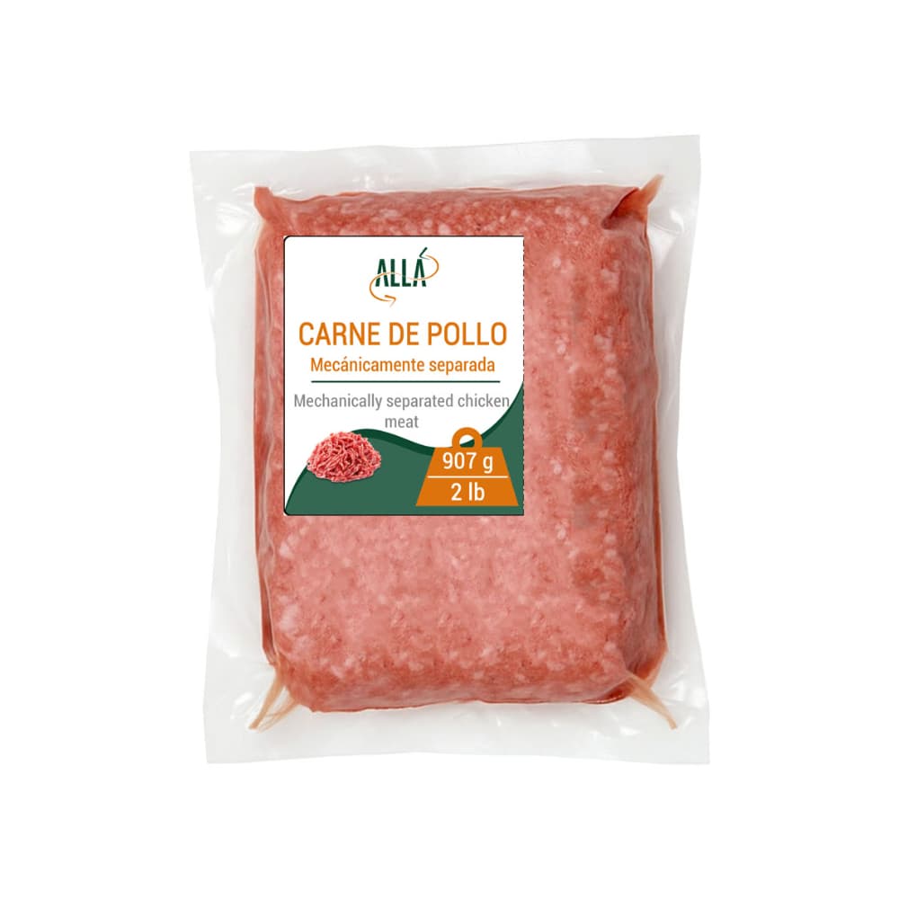 Carne de pollo mecánicamente separada ALLÁ (907 g / 2 lb)