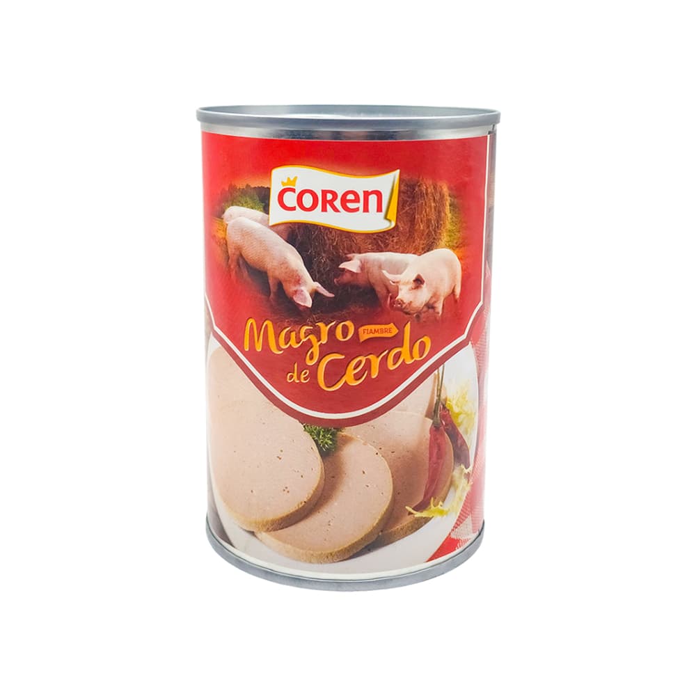 Carne enlatada - fiambre magro de cerdo COREN (415 g / 14.6 oz)