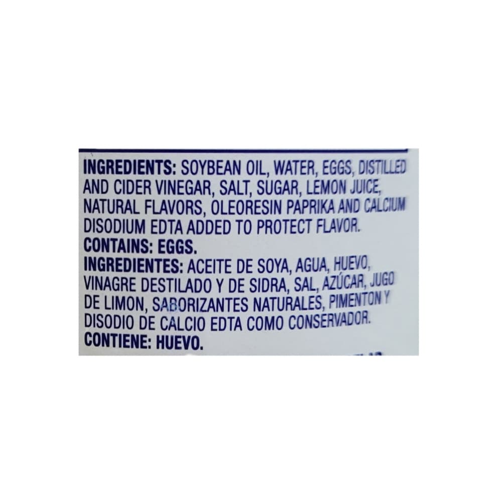 Mayonesa Goya (473 ml / 16 fl. oz) - 7