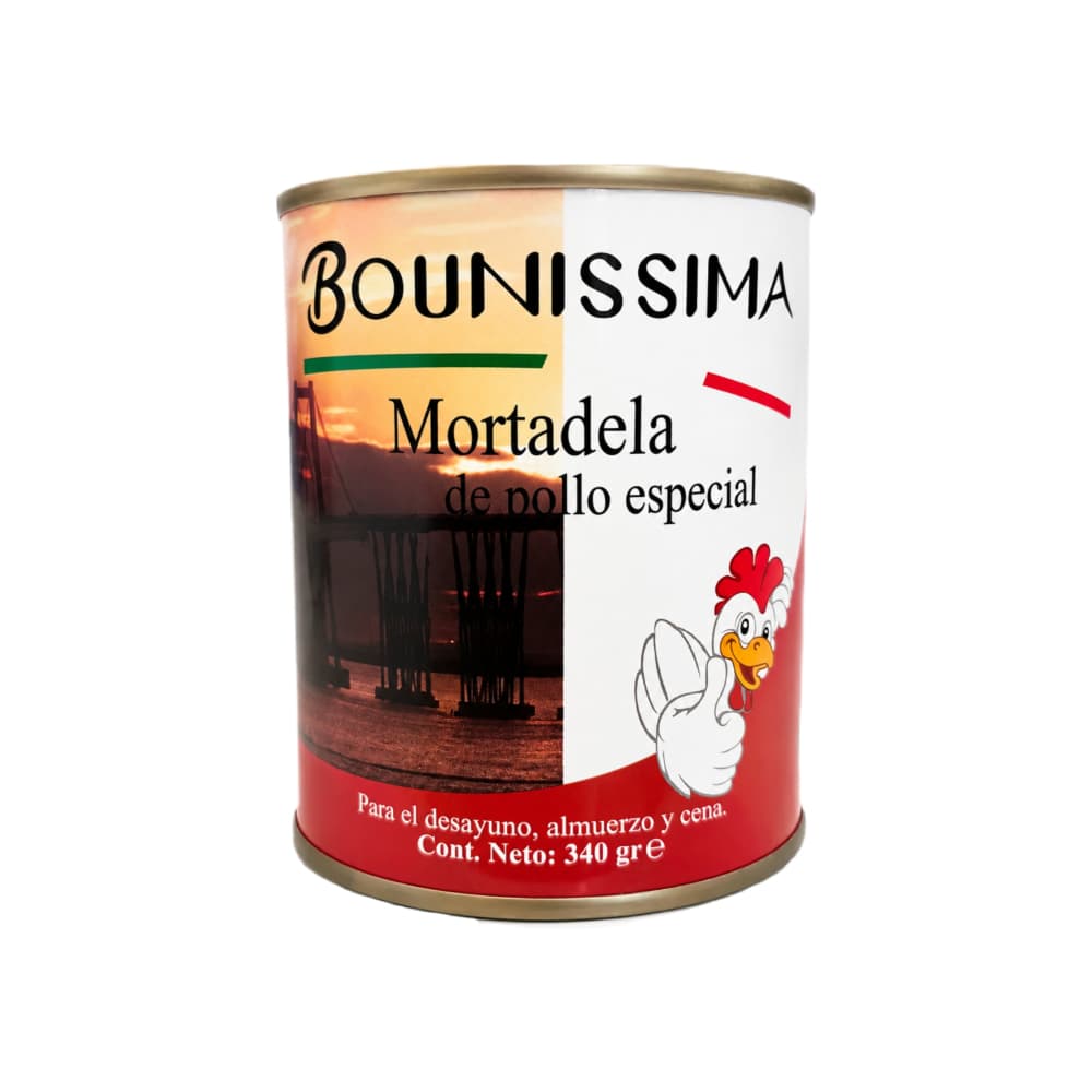 Mortadela de pollo especial Bounissima (340 g / 11.99 oz)