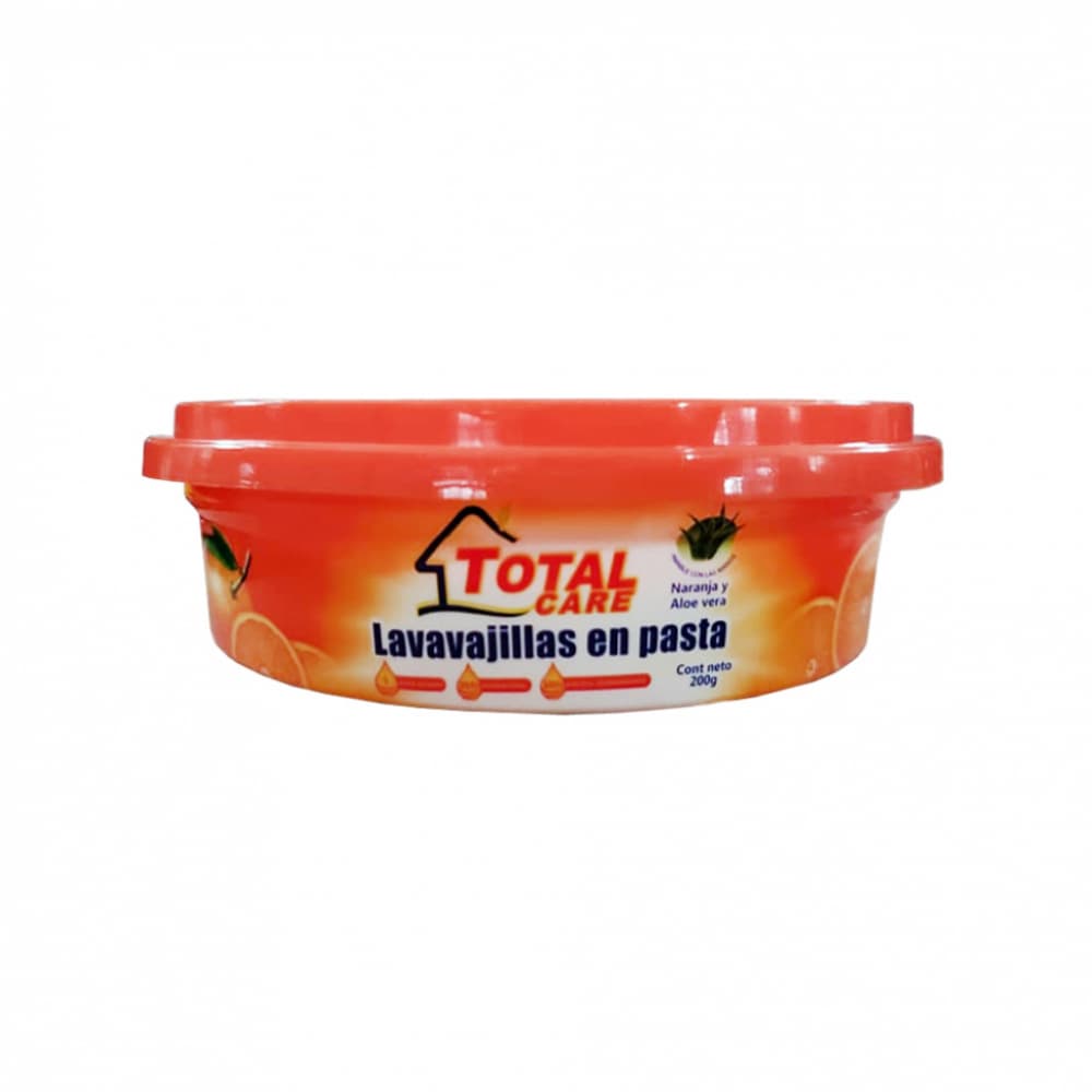 Lavavajillas en pasta con fragancia a naranja y aloe vera Total Care (200 g / 7.05 oz)