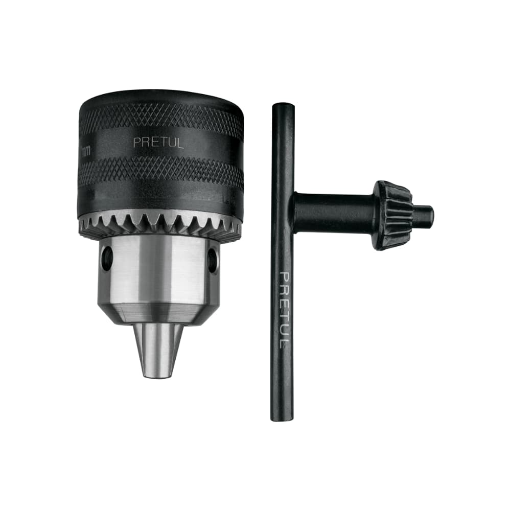 Mazorca de taladro con llave de acero apertura máxima 1/2 Pretul BRO-1/2N-P