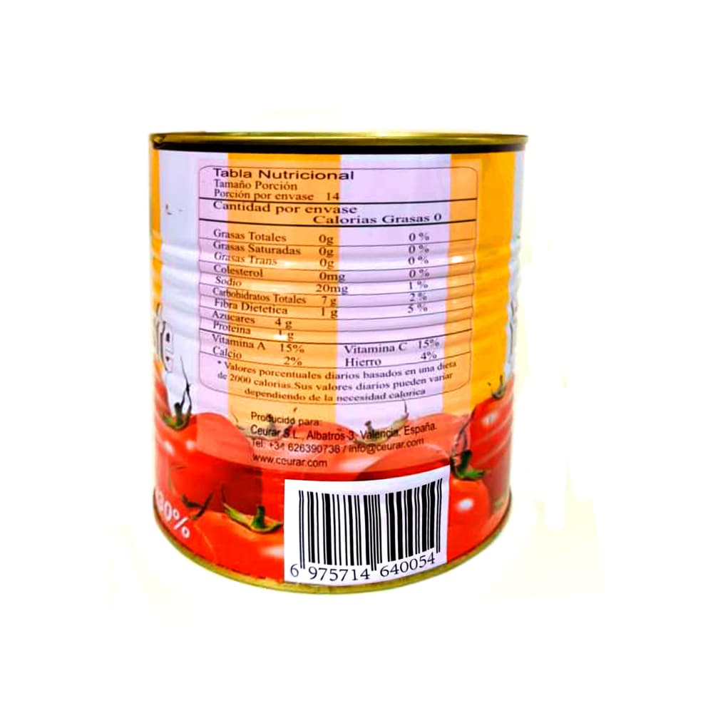 Pasta de tomate Mulata Bonita (3 kg / 6.6 lb) - 2