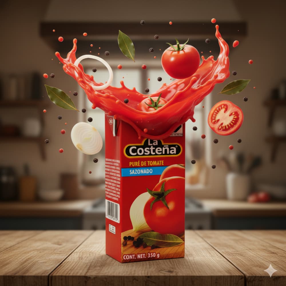 Puré de tomate sazonado La Costeña (350 g / 12.34 oz) - 4