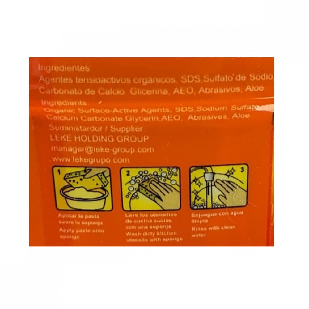 Lavavajillas en pasta con fragancia a naranja y aloe vera Total Care (200 g / 7.05 oz) - 4