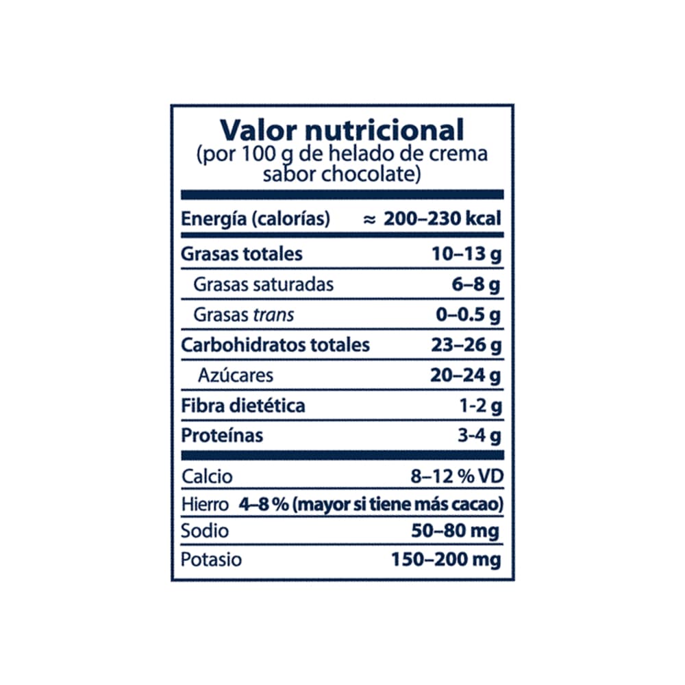 Helado de crema sabor chocolate YEYA (4 L) - 4