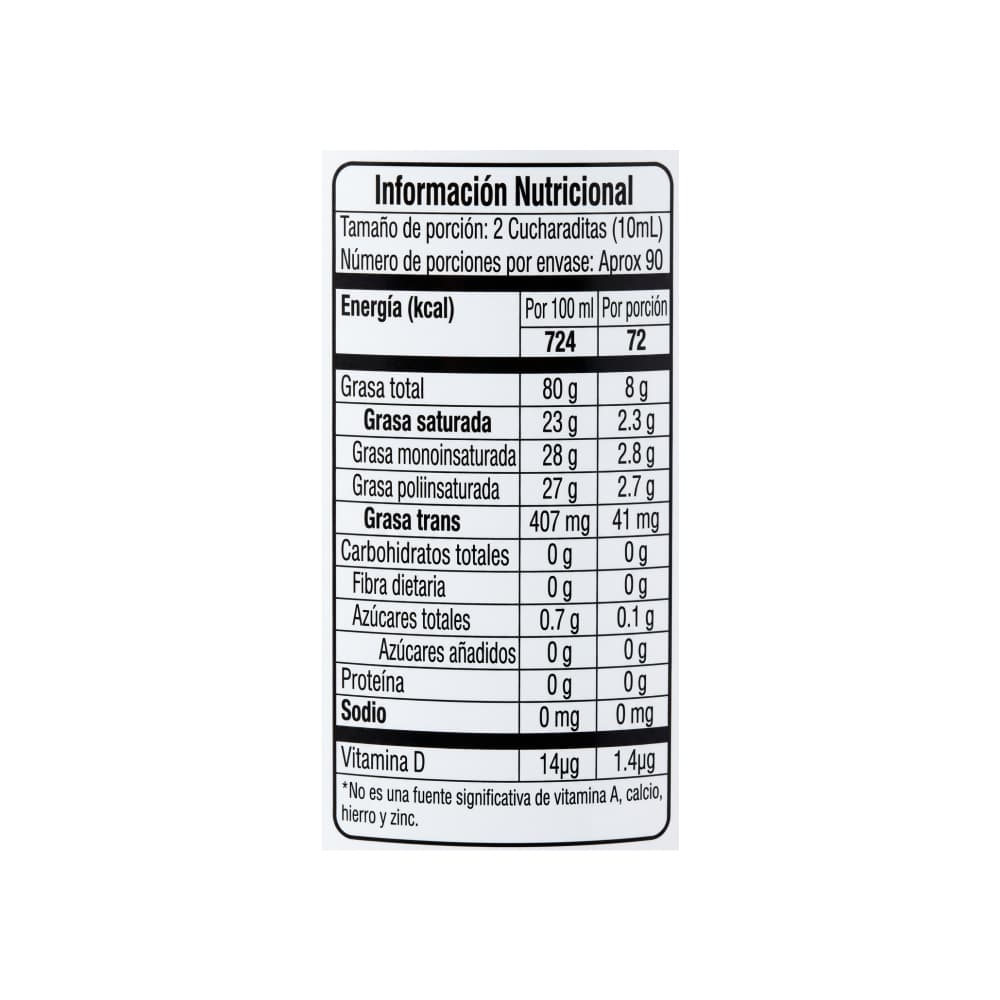 Aceite de soya CoRall (900 ml) - 5