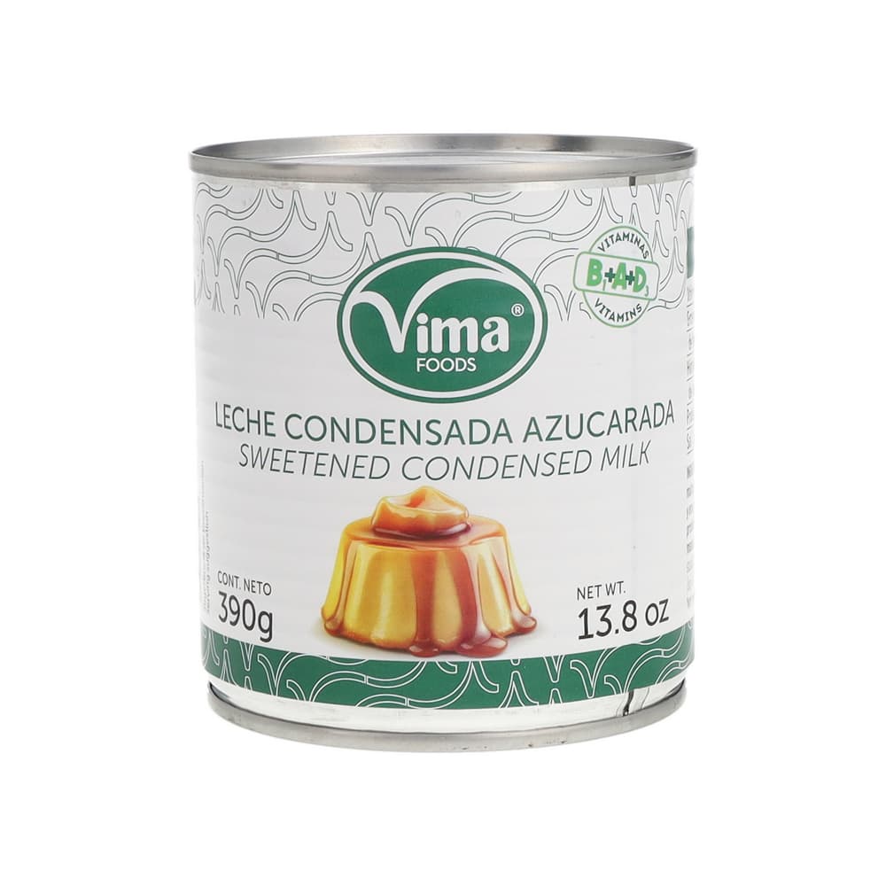 Leche condensada azucarada Vima Foods (390 g / 13.8 oz)