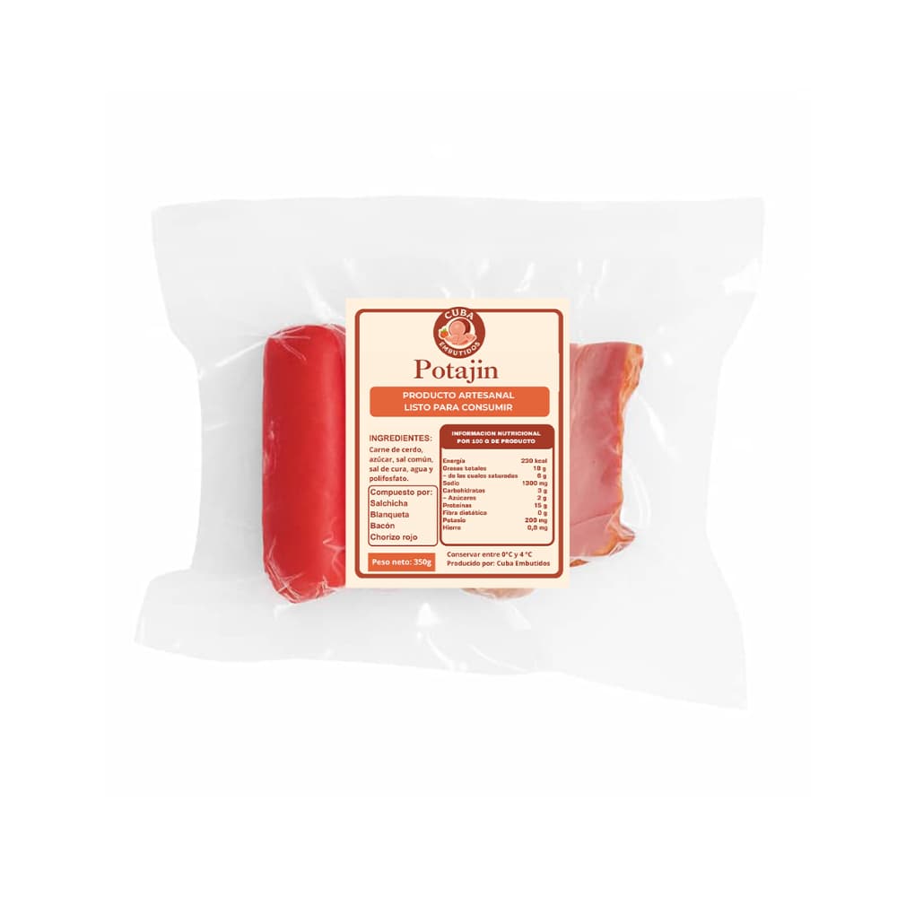 Potajin Cuba Embutidos (350 g / 0.772 lb) - 2