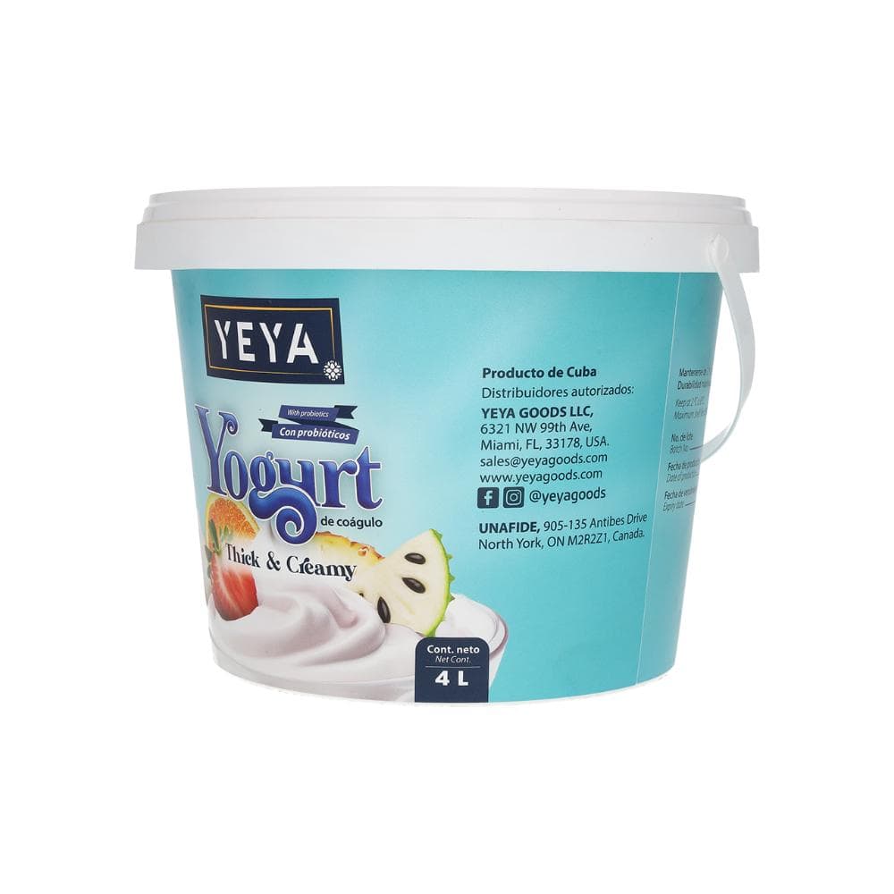 Yogurt de fresa con probióticos YEYA (4 L) - 3