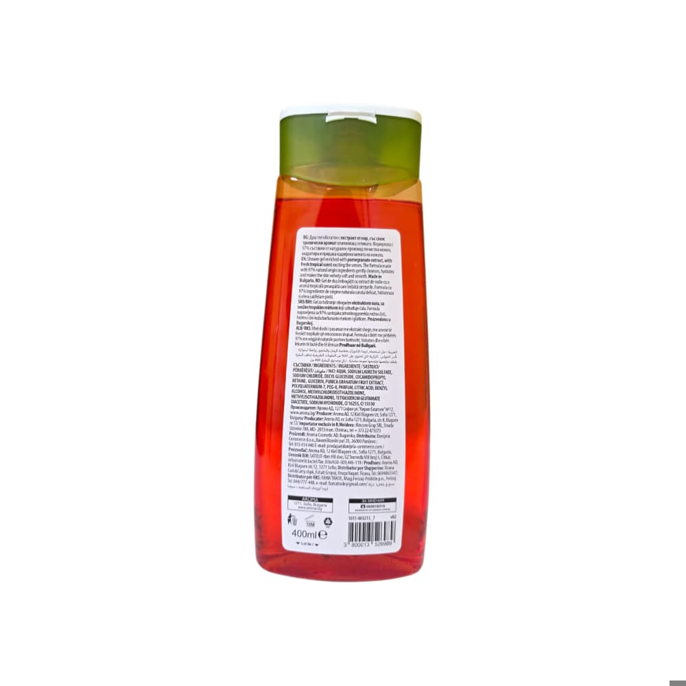 Gel de baño de granada y mango Aroma Natural (400 ml) - 2
