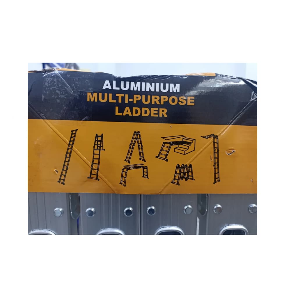 Escalera multifuncional de aluminio reforzado de 4 secciones - 3