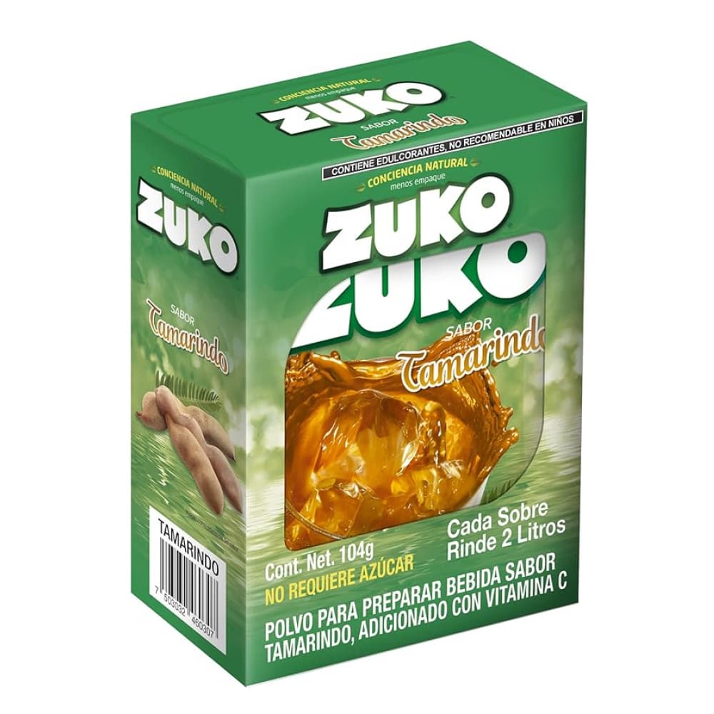 Refresco instantáneo sabor tamarindo Zuko (104 g / 3.67 oz)