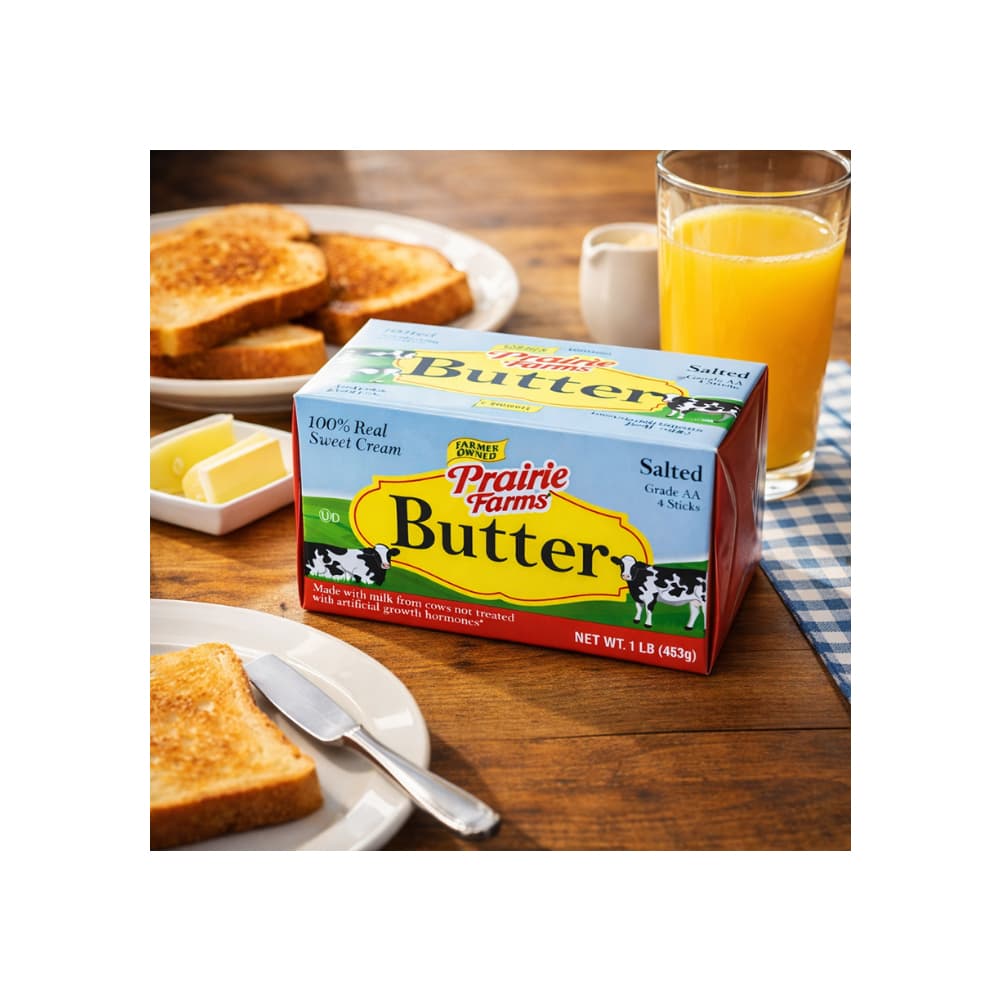 Mantequilla con sal Prairie Farms (453 g / 1 lb) - 4