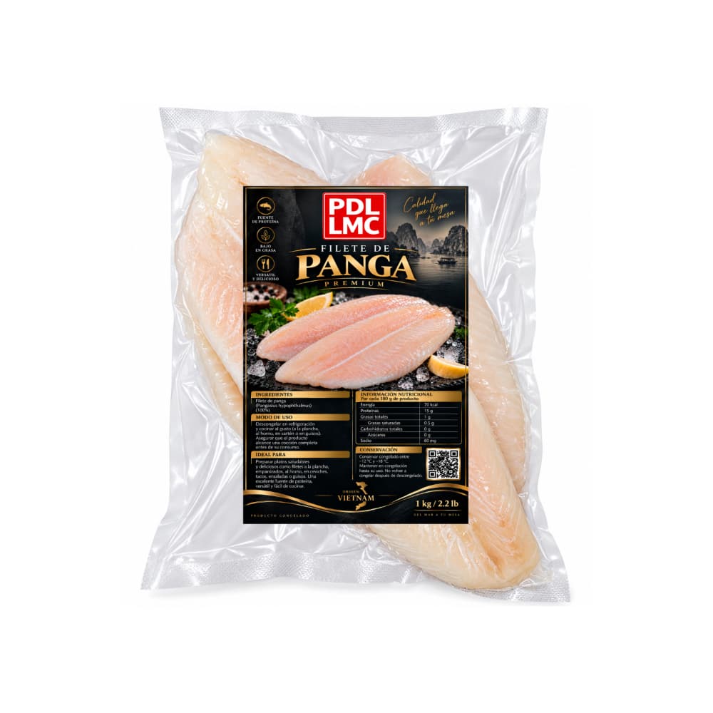 Filete de pescado panga premium PDL LMC (1 kg / 2.2 lb) - 2