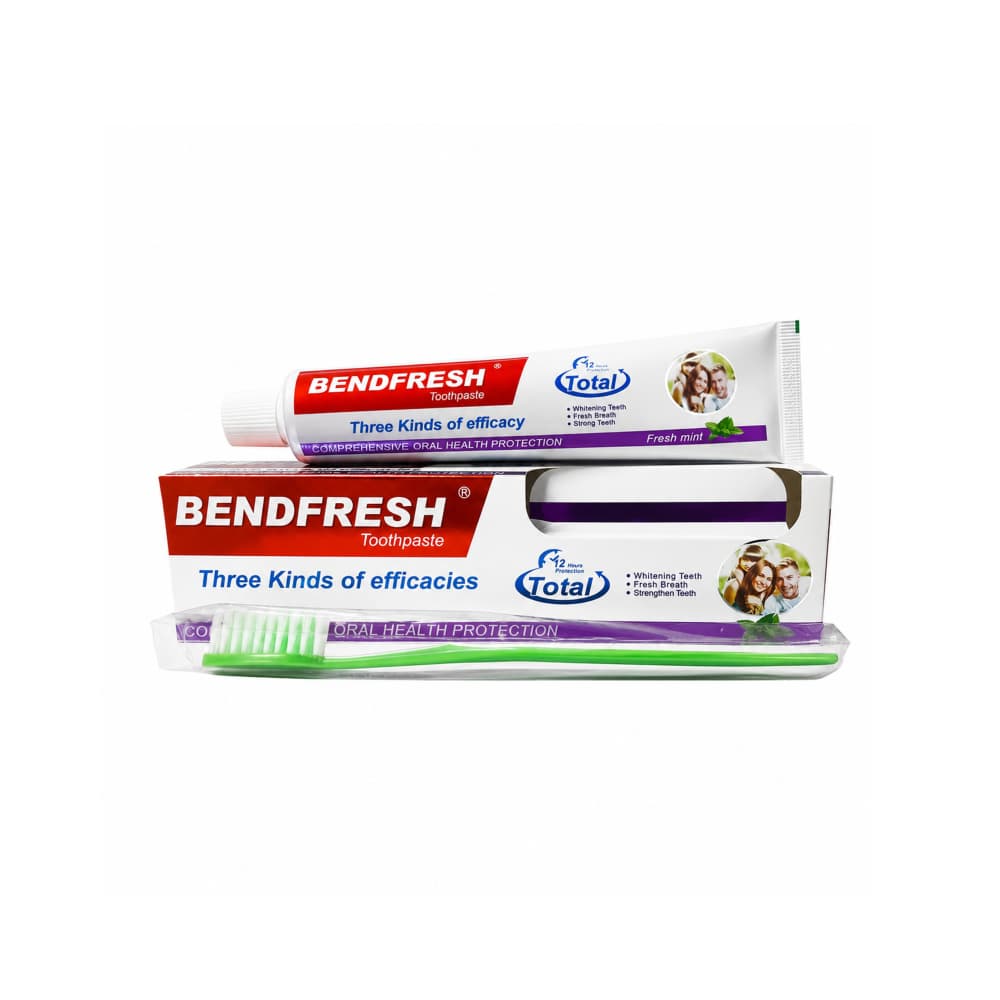 Pasta de dientes menta fresca con cepillo de dientes Bendfresh (110 g / 3.88 oz)