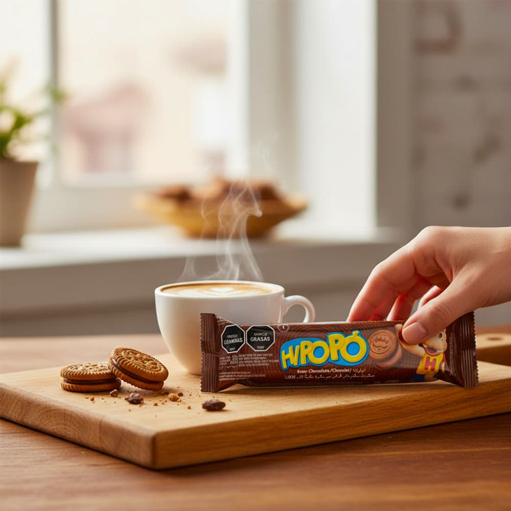 Galletas con relleno sabor chocolate Hipopó (80 g / 2.82 oz) - 5
