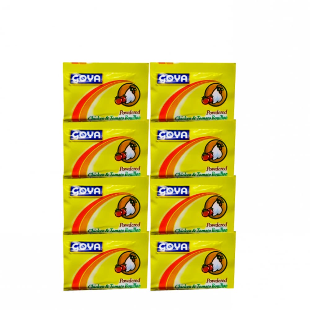 Caldo con sabor a pollo y tomate Goya (64 g / 2.25 oz) - 6