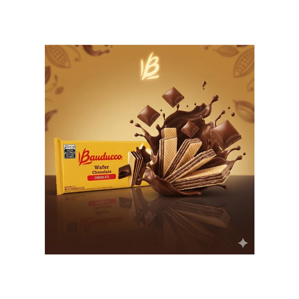 Sorbetos rellenos con crema sabor a chocolate Bauducco (70 g / 2.46 oz) - 4