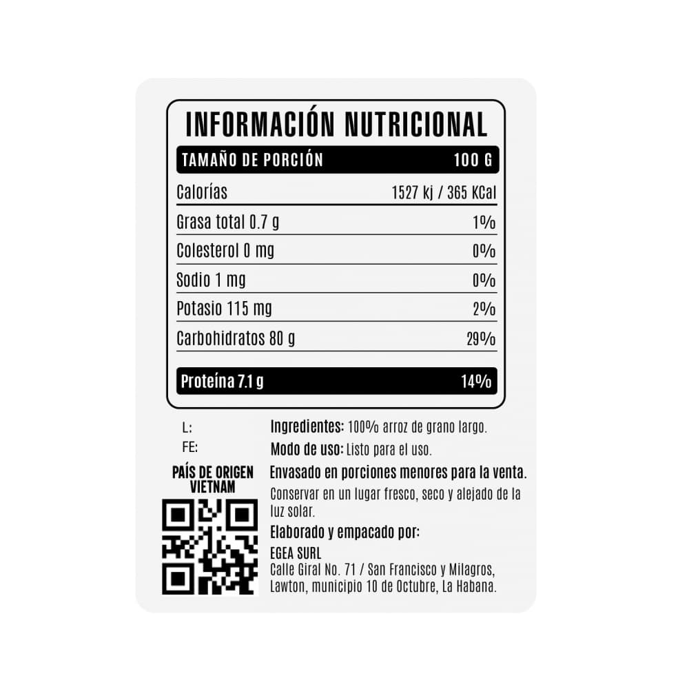 Arroz de grano largo Cosecha Real (454 g / 1 lb) - 4