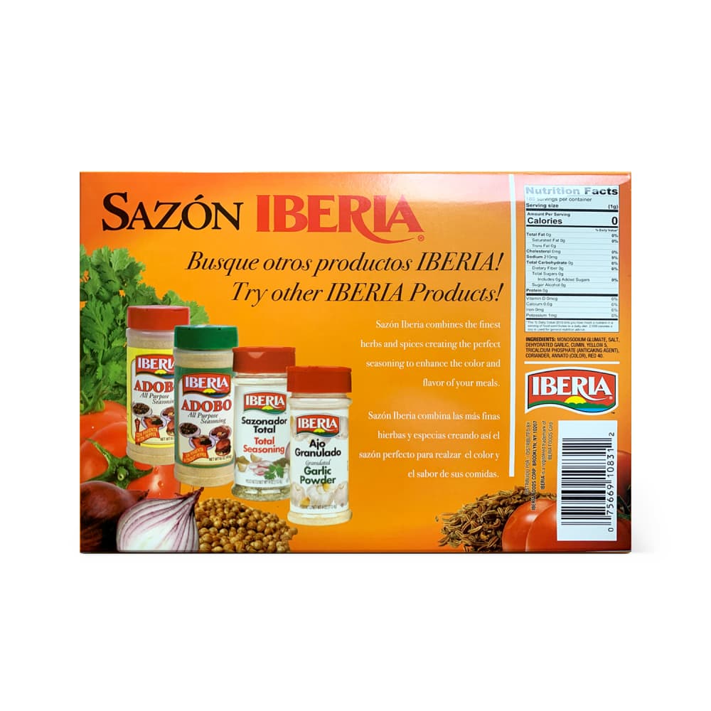 Sazón con culantro y achiote Iberia (180 g / 6.34 oz) - 2