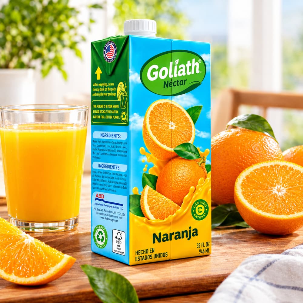 Néctar sabor naranja Goliath (946 ml / 32 fl oz) - 3