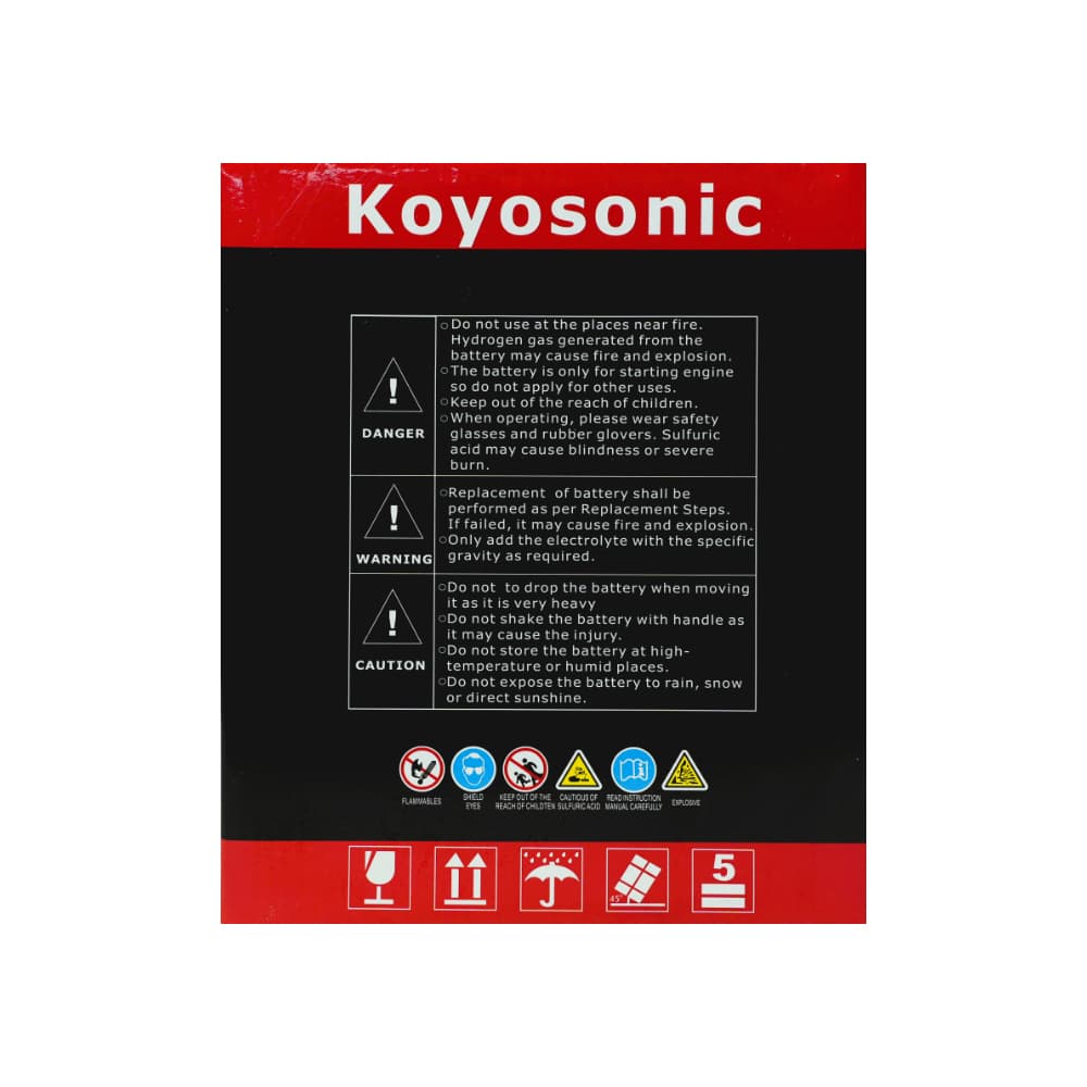 Batería Koyosonic 12V45AH - 2