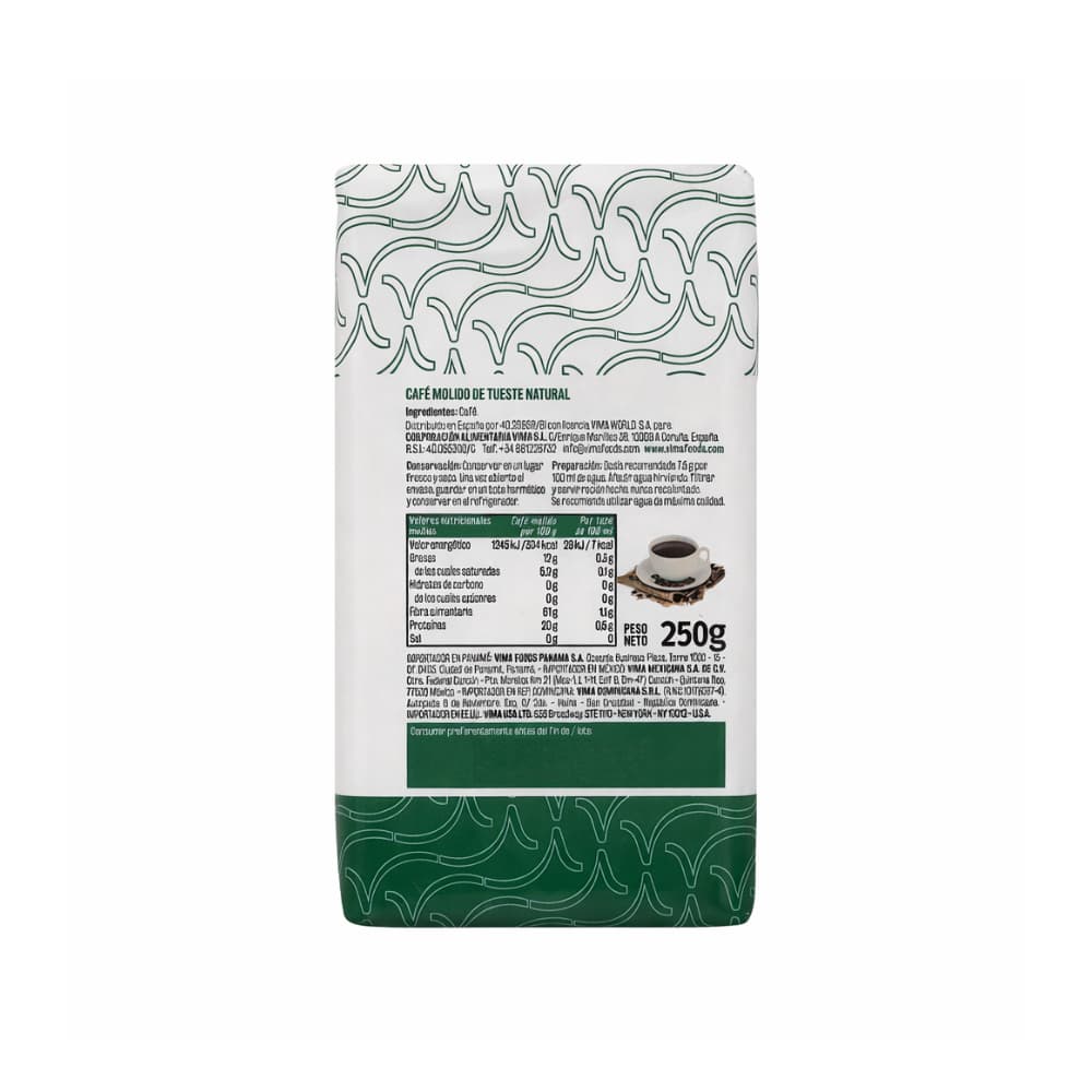 Café molido natural Vima Foods (250 g / 8.81 oz) - 6