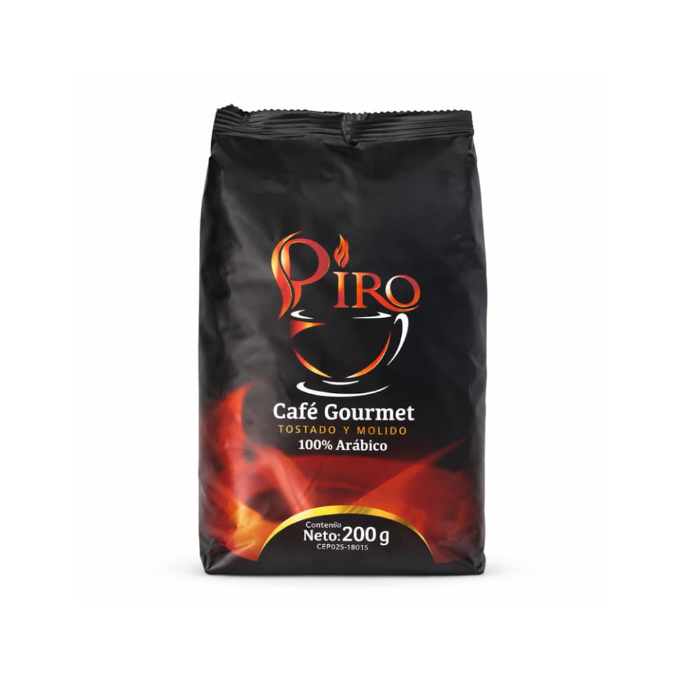 Café gourmet tostado y molido Píro (200 g / 7.05 oz)