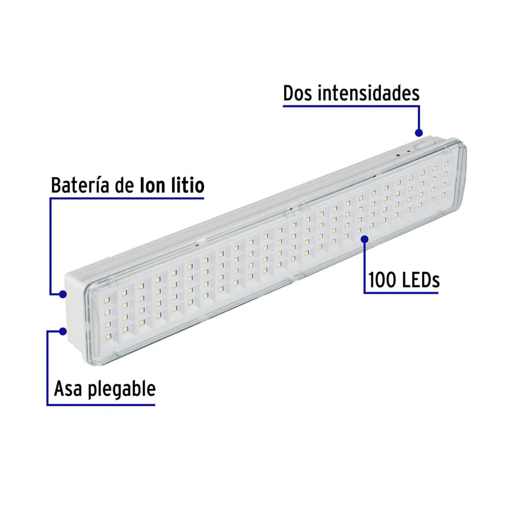 Lámpara de emergencia recargable LED Volteck 43009 - 5