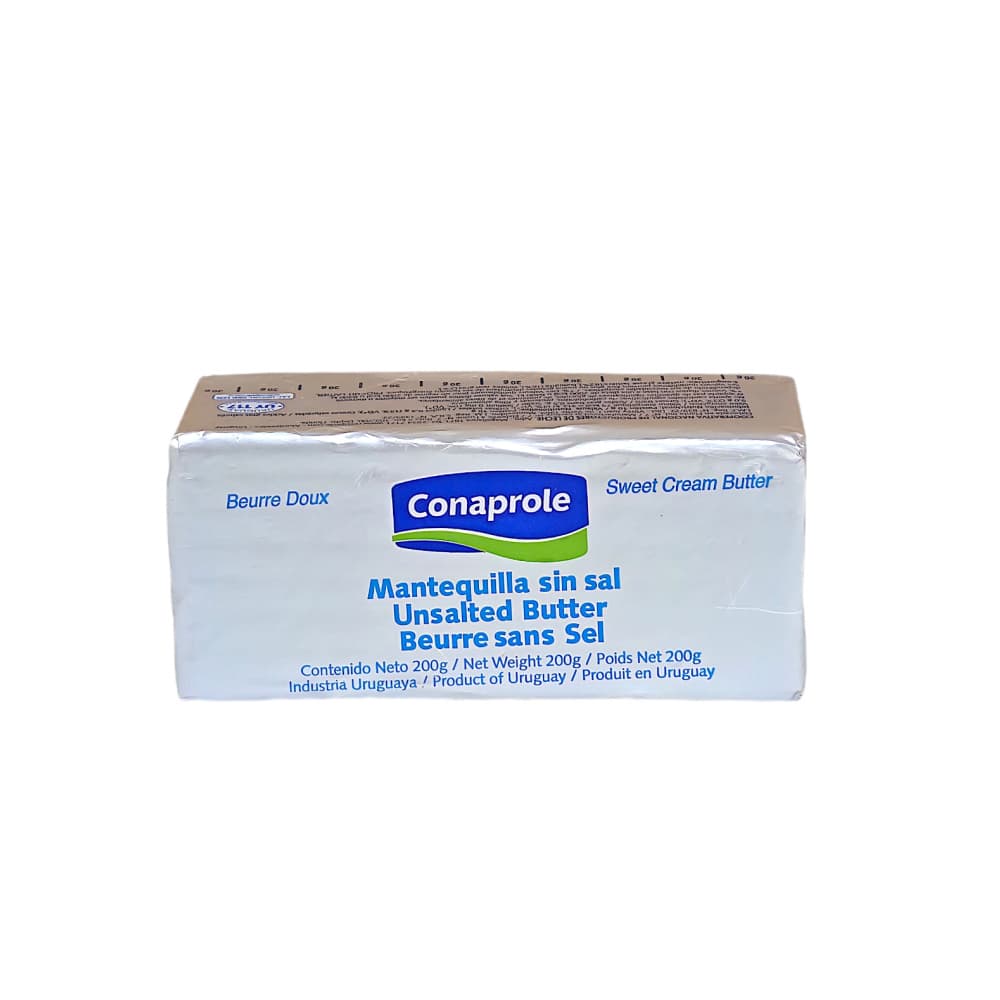 Mantequilla sin sal Conaprole (200 g / 7.05 oz)